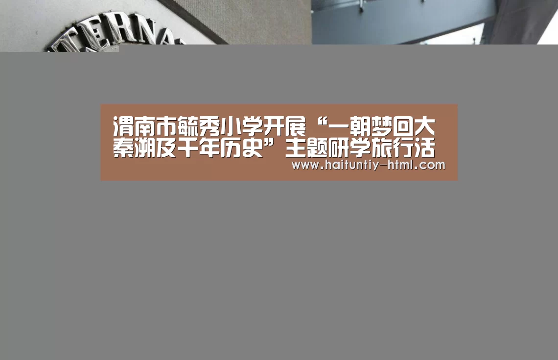 渭南市毓秀小学开展“一朝梦回大秦溯及千年历史”主题研学旅行活动|海豚直播体育(图2) 海豚直播nba直播免费观看